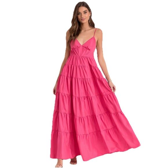 staud pink maxi dress Cassie strapless bead-embellished crinkled modal-blend organza maxi dress - baby pink